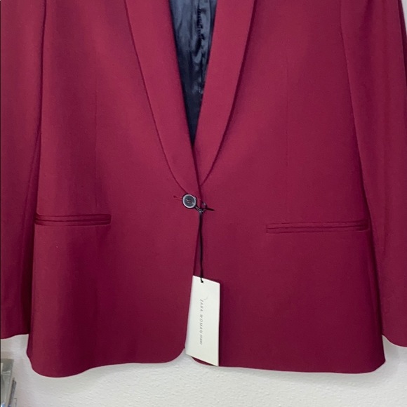 ZARA BLAZER WITH TUXEDO COLLAR NWT XS-S - Picture 5 of 16